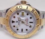 Replica Rolex 2-Tone Yacht-Master White Watch - Mens and Ladies